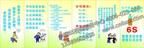 企业6S管理之6S口号
