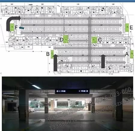地下车库可视化管理标识设计