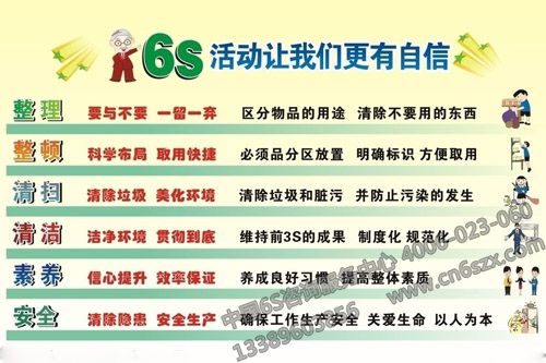 6S管理需强化设备与安全管理
