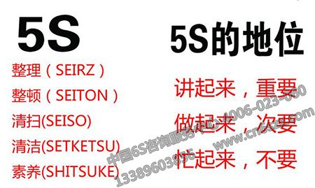 对5S管理总结及建议