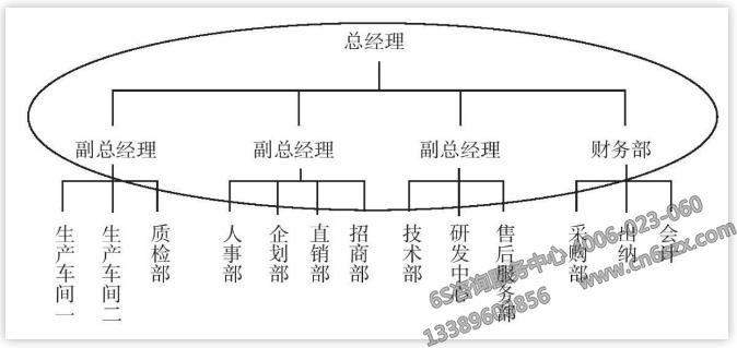 图2-1　某公司组织架构